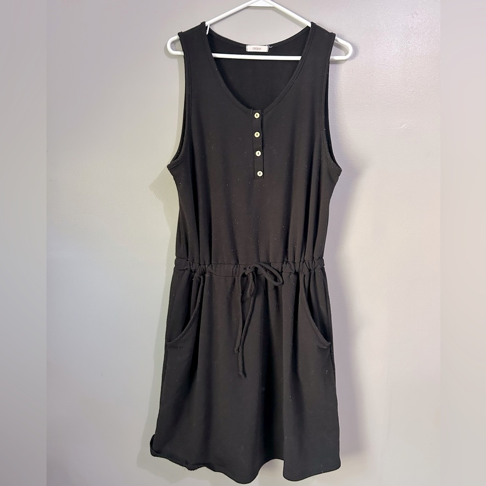 Drawstring dress